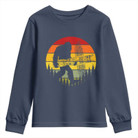 Vintage Pacific Northwest Bigfoot With Totem Pole Youth Sweatshirt