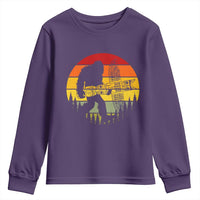 Vintage Pacific Northwest Bigfoot With Totem Pole Youth Sweatshirt