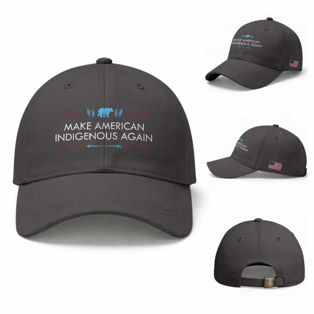Make America Indigenous Again Baseball Cap Native Heritage Pride