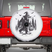 Funny Halloween Gift Spare Tire Cover Bigfoot Witch Costume - Wonder Print Shop