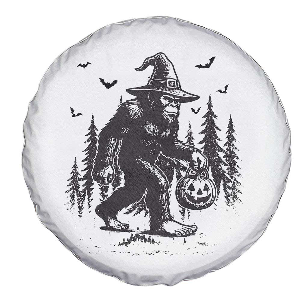 Funny Halloween Gift Spare Tire Cover Bigfoot Witch Costume - Wonder Print Shop