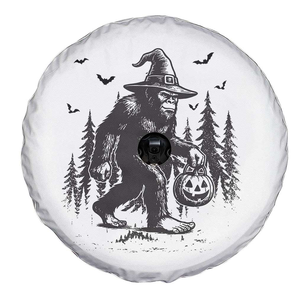 Funny Halloween Gift Spare Tire Cover Bigfoot Witch Costume - Wonder Print Shop
