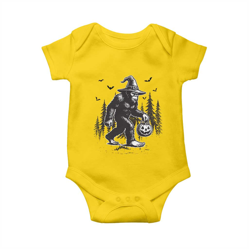 Funny Halloween Gift Baby Onesie Bigfoot Witch Costume - Wonder Print Shop