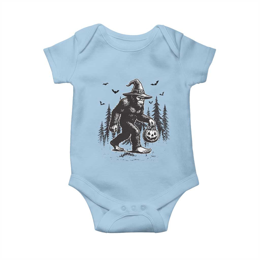 Funny Halloween Gift Baby Onesie Bigfoot Witch Costume - Wonder Print Shop
