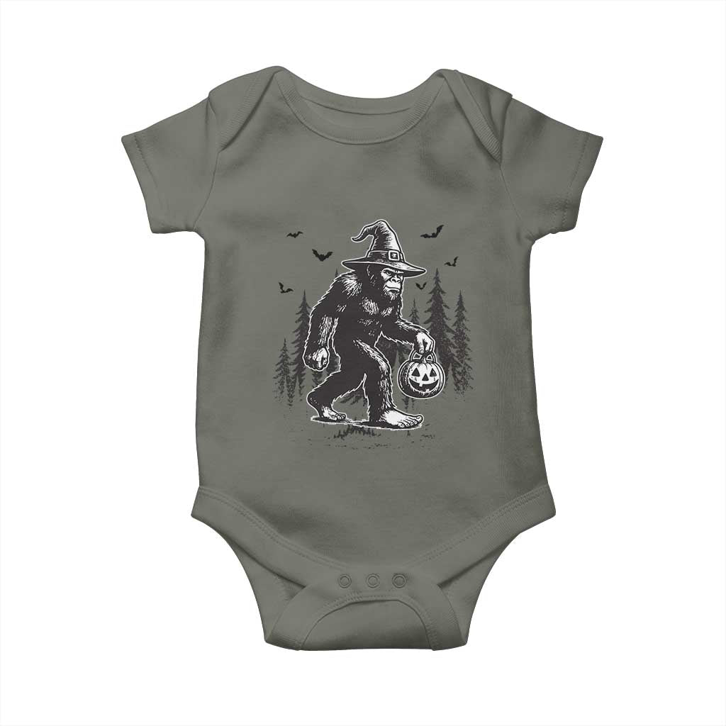 Funny Halloween Gift Baby Onesie Bigfoot Witch Costume - Wonder Print Shop