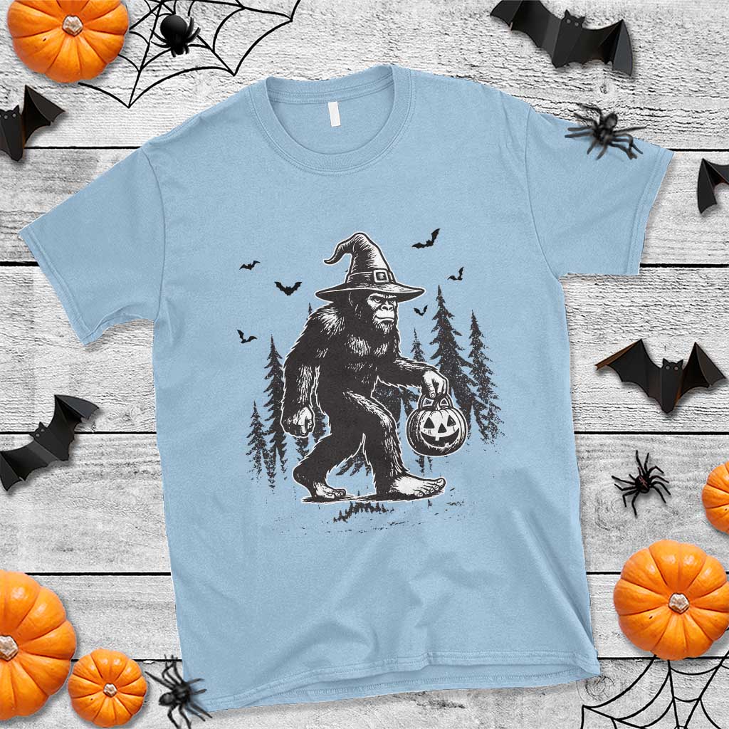 Funny Halloween Gift T Shirt Bigfoot Witch Costume - Wonder Print Shop