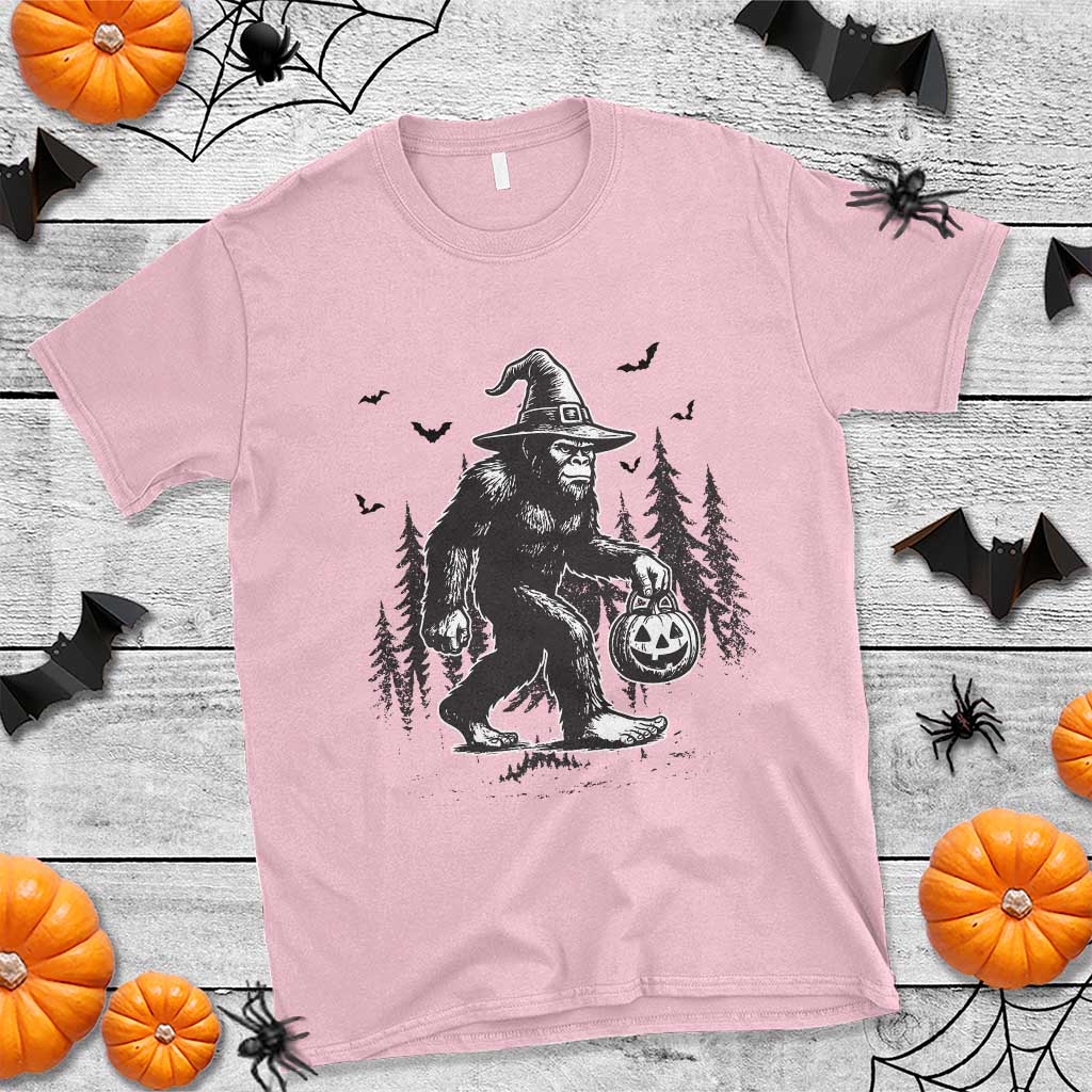 Funny Halloween Gift T Shirt Bigfoot Witch Costume - Wonder Print Shop