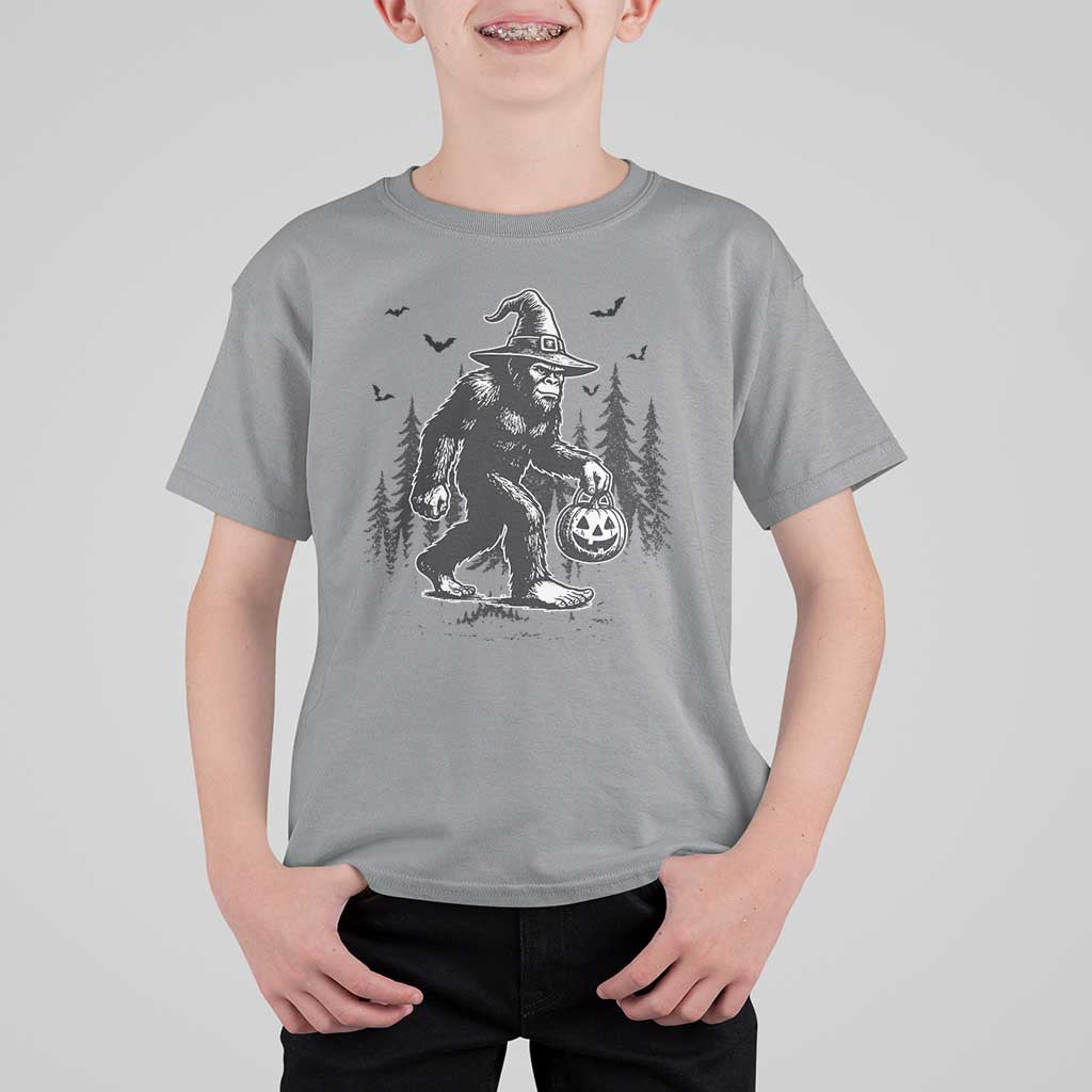 Funny Halloween Gift T Shirt For Kid Bigfoot Witch Costume - Wonder Print Shop
