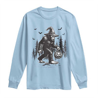 Funny Halloween Gift Long Sleeve Shirt Bigfoot Witch Costume - Wonder Print Shop