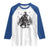 Funny Halloween Gift Raglan Shirt Bigfoot Witch Costume - Wonder Print Shop