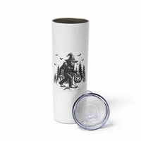 Funny Halloween Gift Skinny Tumbler Bigfoot Witch Costume