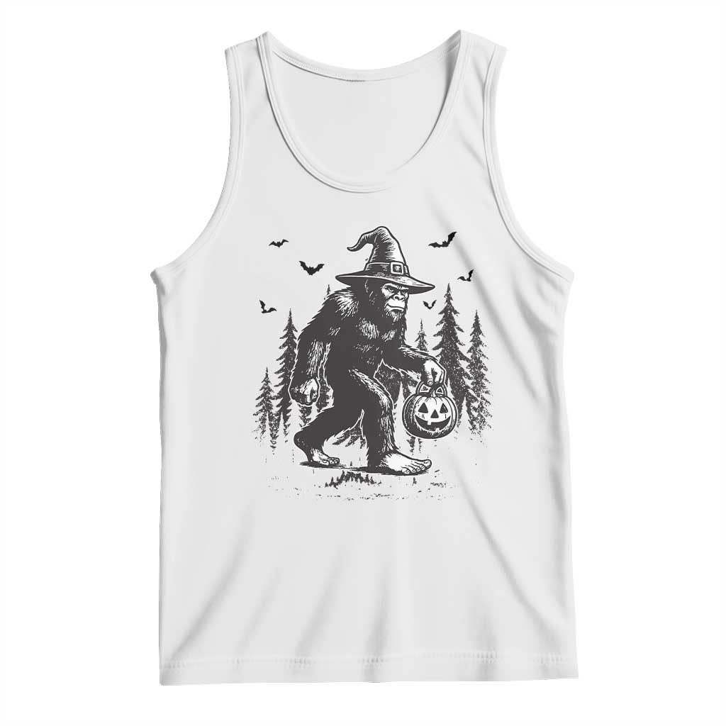 Funny Halloween Gift Tank Top Bigfoot Witch Costume - Wonder Print Shop