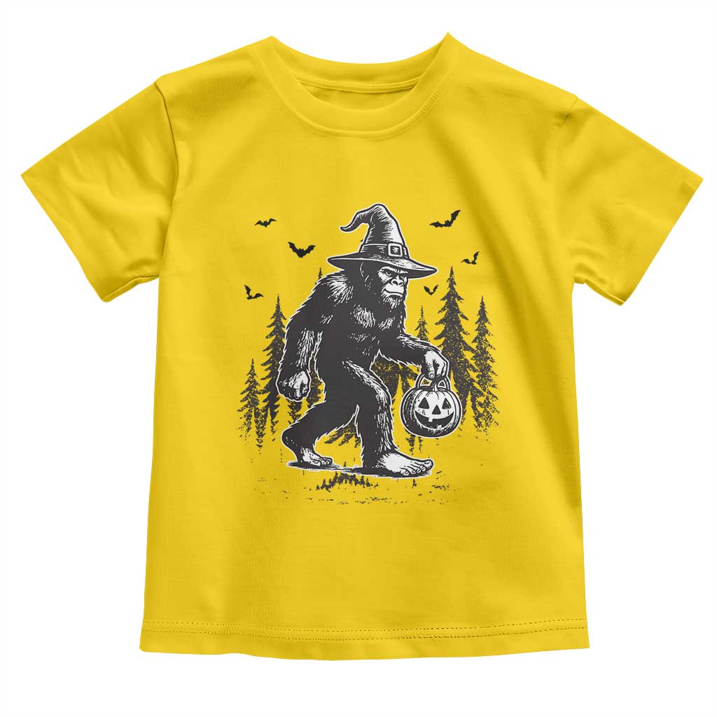 Funny Halloween Gift Toddler T Shirt Bigfoot Witch Costume - Wonder Print Shop