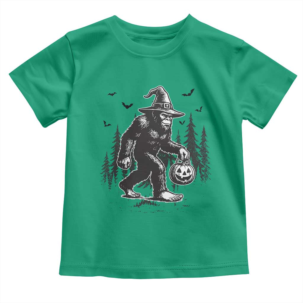 Funny Halloween Gift Toddler T Shirt Bigfoot Witch Costume - Wonder Print Shop