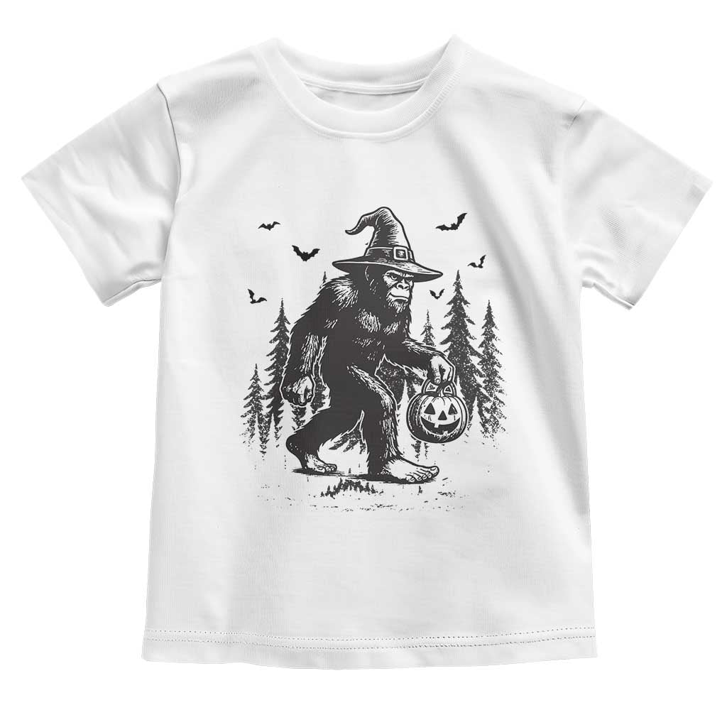 Funny Halloween Gift Toddler T Shirt Bigfoot Witch Costume - Wonder Print Shop