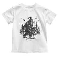 Funny Halloween Gift Toddler T Shirt Bigfoot Witch Costume - Wonder Print Shop