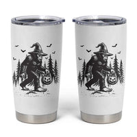 Funny Halloween Gift Tumbler Cup Bigfoot Witch Costume