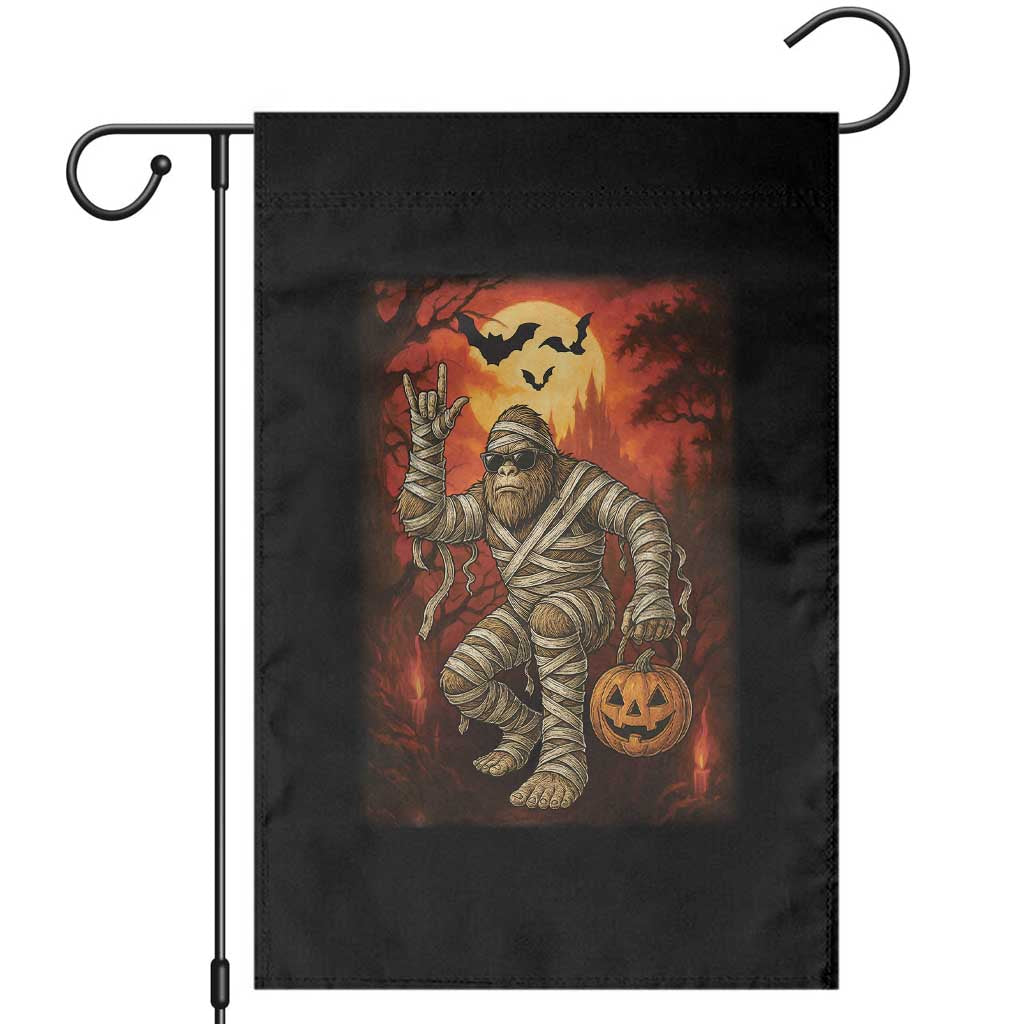 Halloween Mummy Bigfoot Garden Flag Funny Cryptid Gift - Wonder Print Shop