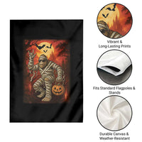 Halloween Mummy Bigfoot Garden Flag Funny Cryptid Gift - Wonder Print Shop