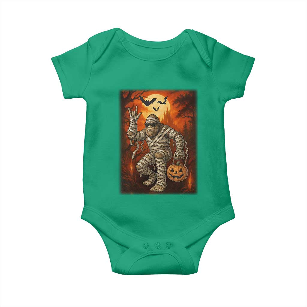 Halloween Mummy Bigfoot Baby Onesie Funny Cryptid Gift - Wonder Print Shop