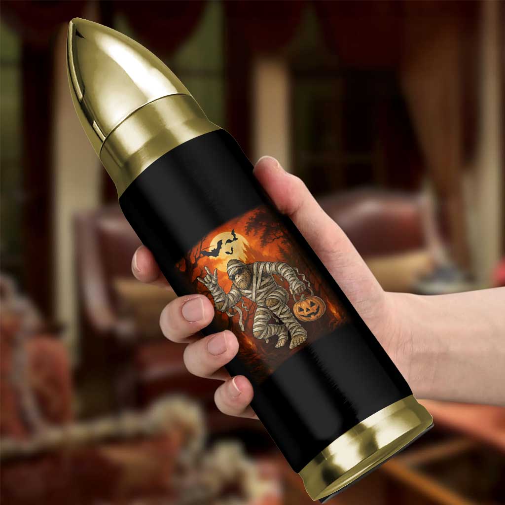 Halloween Mummy Bigfoot Bullet Tumbler Funny Cryptid Gift