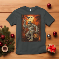 Halloween Mummy Bigfoot T Shirt Funny Cryptid Gift - Wonder Print Shop