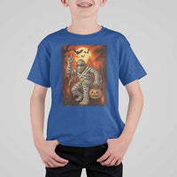 Halloween Mummy Bigfoot T Shirt For Kid Funny Cryptid Gift - Wonder Print Shop