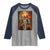 Halloween Mummy Bigfoot Raglan Shirt Funny Cryptid Gift - Wonder Print Shop