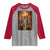 Halloween Mummy Bigfoot Raglan Shirt Funny Cryptid Gift - Wonder Print Shop