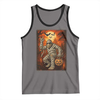 Halloween Mummy Bigfoot Tank Top Funny Cryptid Gift - Wonder Print Shop