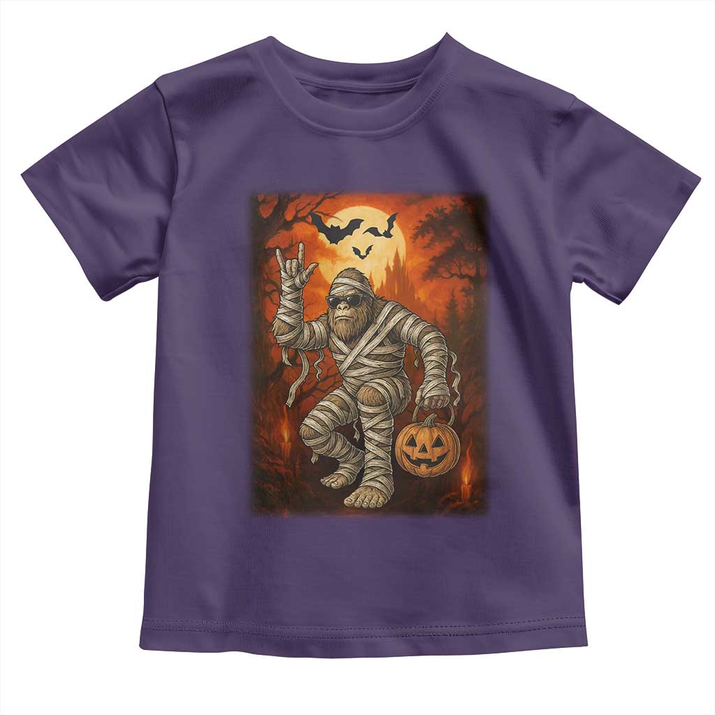Halloween Mummy Bigfoot Toddler T Shirt Funny Cryptid Gift - Wonder Print Shop