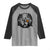 Funny Halloween Bigfoot With Jack O Lantern Raglan Shirt - Wonder Print Shop