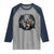 Funny Halloween Bigfoot With Jack O Lantern Raglan Shirt - Wonder Print Shop