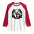 Funny Halloween Bigfoot With Jack O Lantern Raglan Shirt - Wonder Print Shop