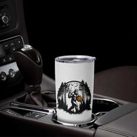 Funny Halloween Bigfoot With Jack O Lantern Tumbler Cup