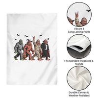 Funny Halloween Garden Flag Bigfoot Monster Cosplay Characters - Wonder Print Shop