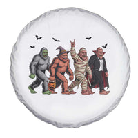 Funny Halloween Spare Tire Cover Bigfoot Monster Cosplay Characters - Wonder Print Shop