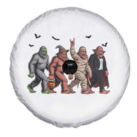 Funny Halloween Spare Tire Cover Bigfoot Monster Cosplay Characters - Wonder Print Shop