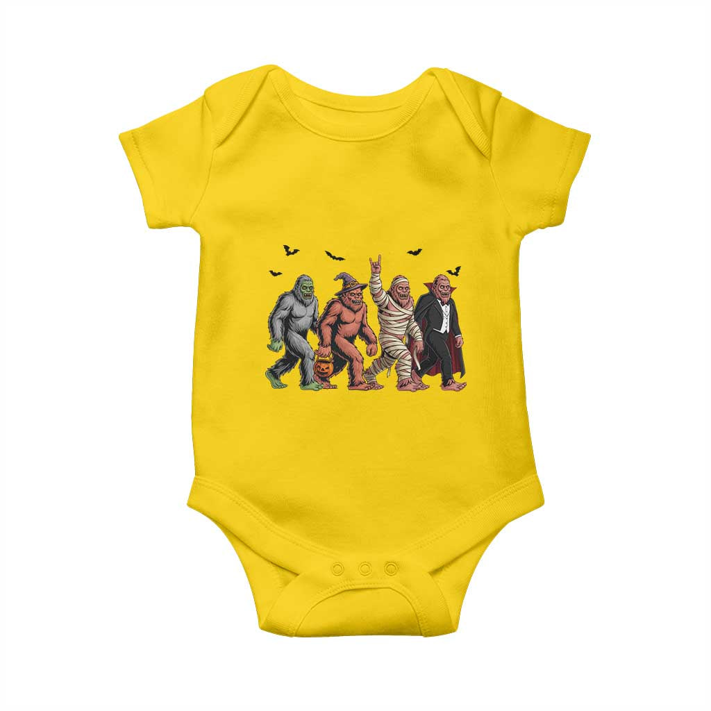 Funny Halloween Baby Onesie Bigfoot Monster Cosplay Characters - Wonder Print Shop