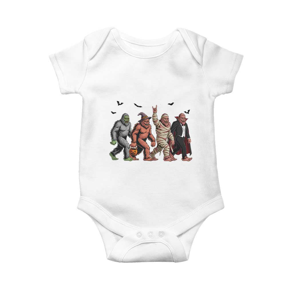 Funny Halloween Baby Onesie Bigfoot Monster Cosplay Characters - Wonder Print Shop