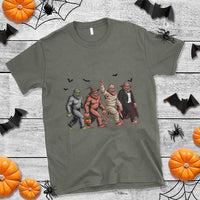 Funny Halloween T Shirt Bigfoot Monster Cosplay Characters - Wonder Print Shop