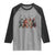 Funny Halloween Raglan Shirt Bigfoot Monster Cosplay Characters - Wonder Print Shop