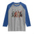 Funny Halloween Raglan Shirt Bigfoot Monster Cosplay Characters - Wonder Print Shop