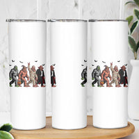 Funny Halloween Skinny Tumbler Bigfoot Monster Cosplay Characters