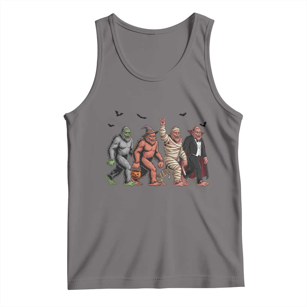 Funny Halloween Tank Top Bigfoot Monster Cosplay Characters - Wonder Print Shop