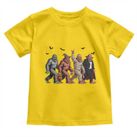 Funny Halloween Toddler T Shirt Bigfoot Monster Cosplay Characters - Wonder Print Shop