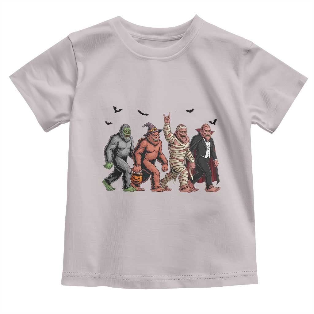 Funny Halloween Toddler T Shirt Bigfoot Monster Cosplay Characters - Wonder Print Shop