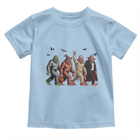 Funny Halloween Toddler T Shirt Bigfoot Monster Cosplay Characters - Wonder Print Shop
