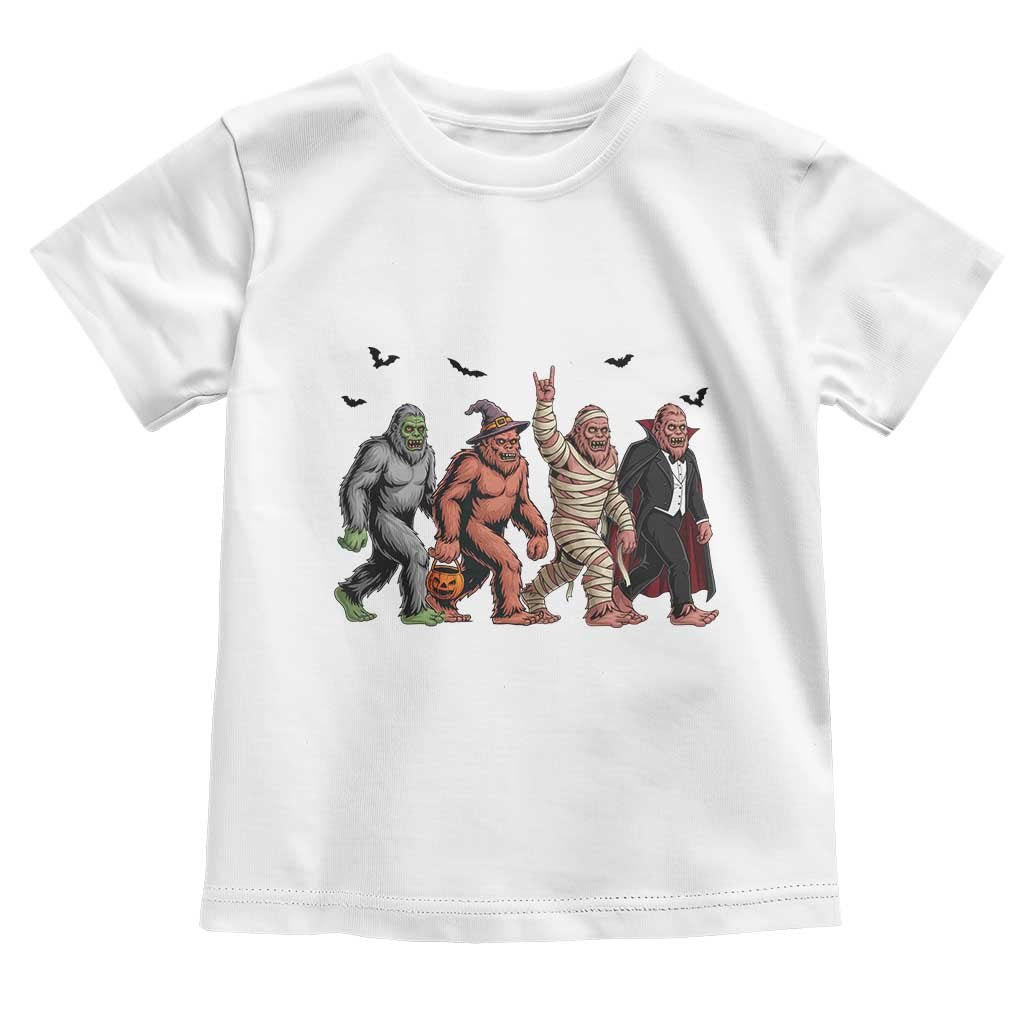 Funny Halloween Toddler T Shirt Bigfoot Monster Cosplay Characters - Wonder Print Shop