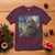 Funny Halloween T Shirt Bigfoot Selfie With Ghost Starry Night Art - Wonder Print Shop